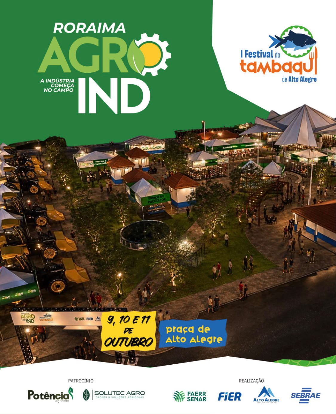 🌱 🚜 O maior encontro da agroindústria, piscicultura, cultura e negócios de Roraima está chegando!