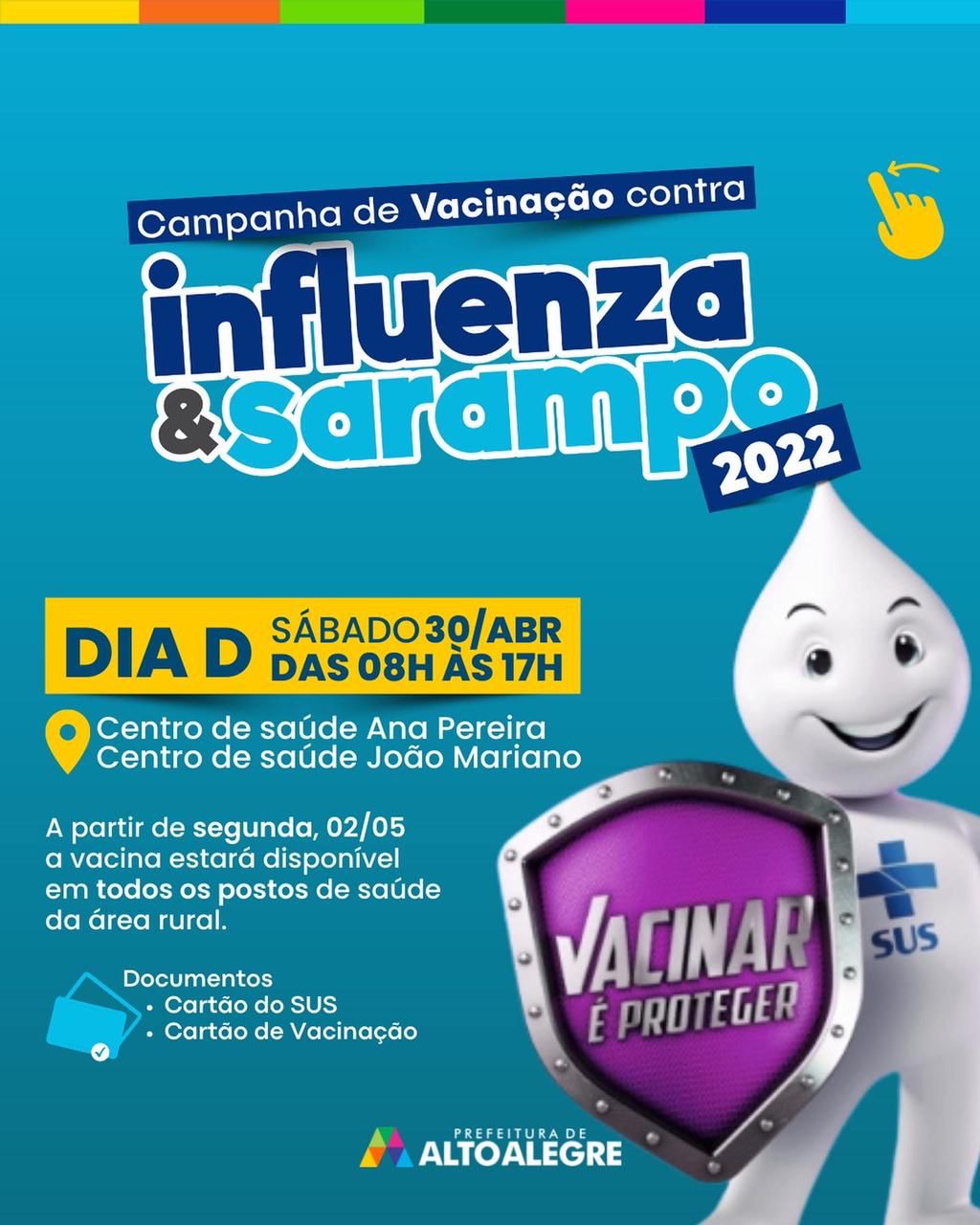 Dia D da Campanha de Vacinação contra Sarampo